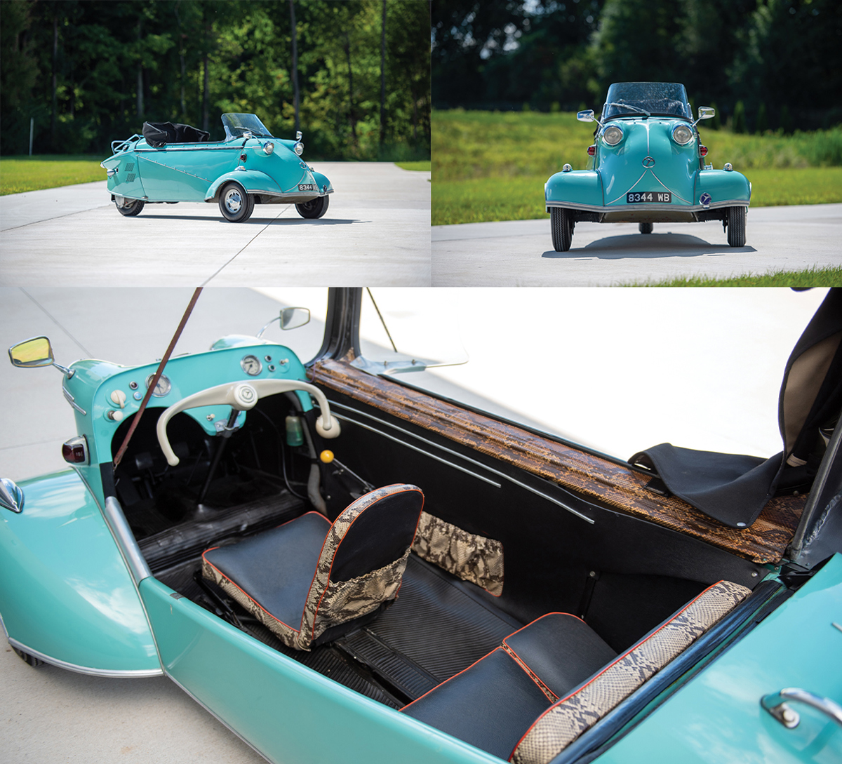 1958 Messerschmitt KR 201 Roadster offered at RM Sotheby's The Elkhart Collection live auction 2020